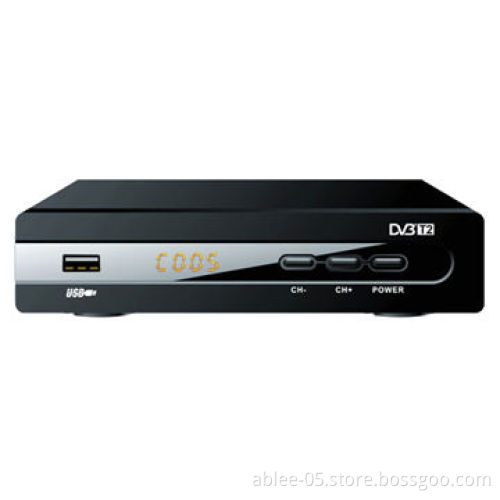 DVB-T2 FTA Receiver with RF Modulator TV Box